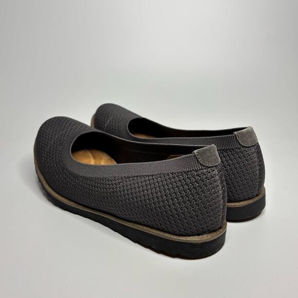 Comfortiva Rena Recycled Knit Ballet Flat in Smoke - Picture 4 of 10